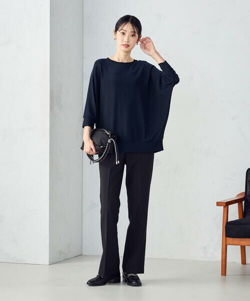 COMME CA ISM / コムサイズム カットソー | ラメドルマン コクーンシルエットカットソー | 詳細12