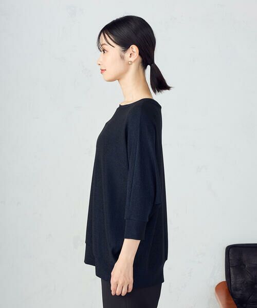 COMME CA ISM / コムサイズム カットソー | ラメドルマン コクーンシルエットカットソー | 詳細18