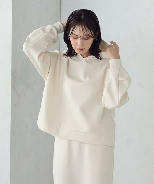 COMME CA ISM / コムサイズム パーカー | ダンボールニット パーカ / セットアップ対応 | 詳細5