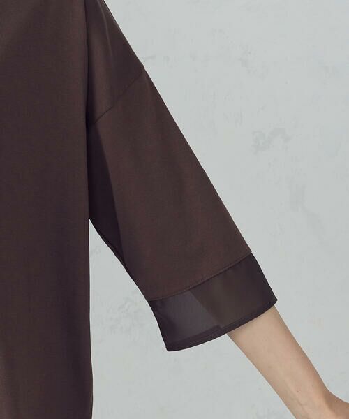 COMME CA ISM / コムサイズム カットソー | シアーコンビ カットソー | 詳細14