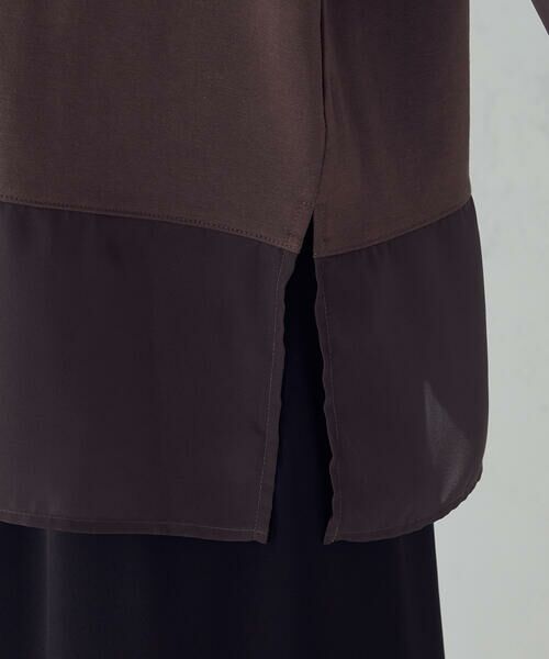 COMME CA ISM / コムサイズム カットソー | シアーコンビ カットソー | 詳細15