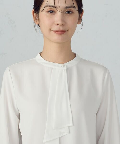 COMME CA ISM / コムサイズム シャツ・ブラウス | ボウタイ風ブラウス | 詳細8
