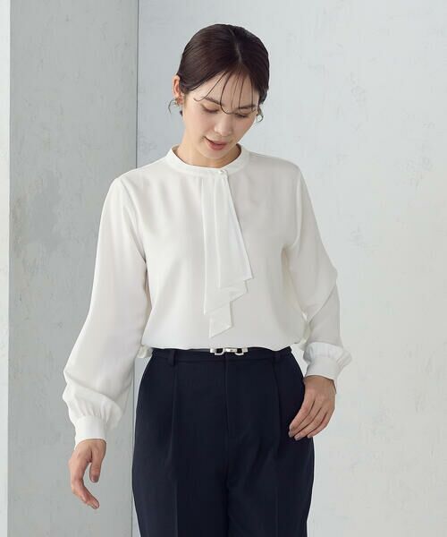 COMME CA ISM / コムサイズム シャツ・ブラウス | ボウタイ風ブラウス | 詳細4