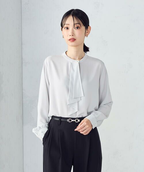 COMME CA ISM / コムサイズム シャツ・ブラウス | ボウタイ風ブラウス | 詳細15