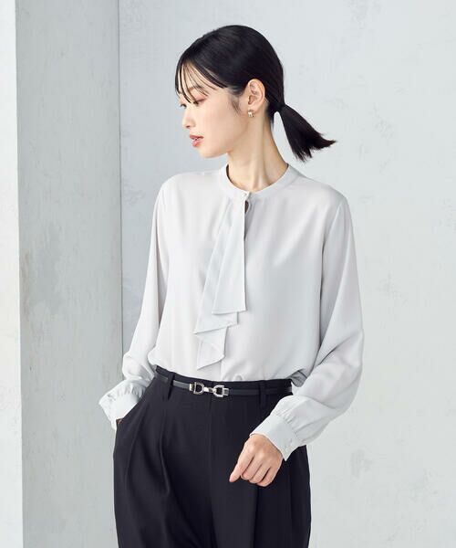 COMME CA ISM / コムサイズム シャツ・ブラウス | ボウタイ風ブラウス | 詳細16