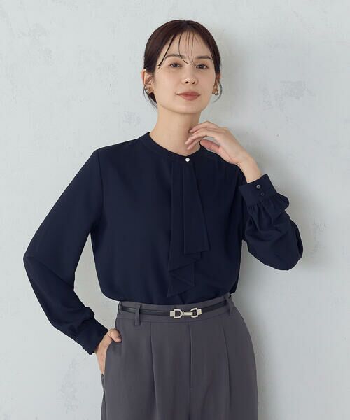 COMME CA ISM / コムサイズム シャツ・ブラウス | ボウタイ風ブラウス | 詳細23