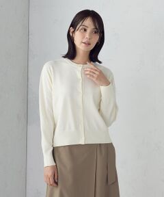 COMME CA ISM / コムサイズム カーディガン・ボレロ | 【マシンウォッシャブル】ベーシック クルーネックカーディガン
