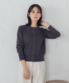 COMME CA ISM / コムサイズム カーディガン・ボレロ | 【マシンウォッシャブル】ベーシック クルーネックカーディガン