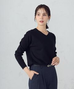 COMME CA ISM / コムサイズム ニット・セーター | 【マシンウォッシャブル】ベーシックＶネックニット