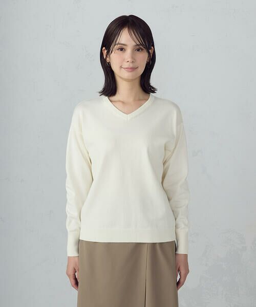 COMME CA ISM / コムサイズム ニット・セーター | 【マシンウォッシャブル】ベーシックＶネックニット | 詳細5