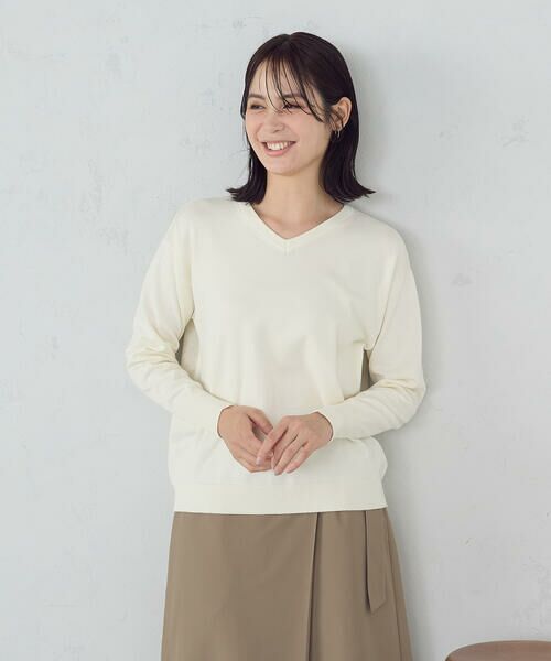 COMME CA ISM / コムサイズム ニット・セーター | 【マシンウォッシャブル】ベーシックＶネックニット | 詳細4