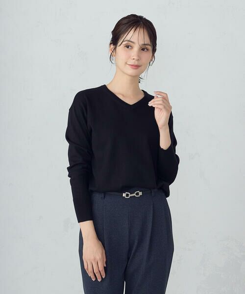 COMME CA ISM / コムサイズム ニット・セーター | 【マシンウォッシャブル】ベーシックＶネックニット | 詳細15