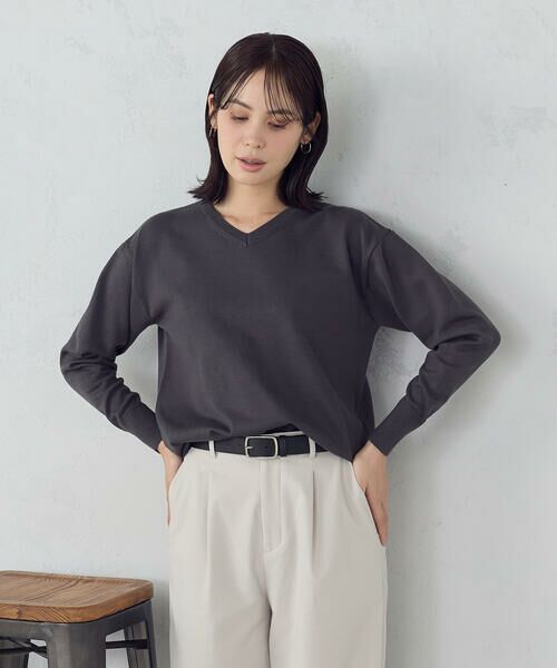 COMME CA ISM / コムサイズム ニット・セーター | 【マシンウォッシャブル】ベーシックＶネックニット | 詳細19
