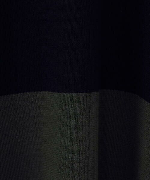 COMME CA ISM / コムサイズム ニット・セーター | バイカラー クルーネックポンチョニット | 詳細8