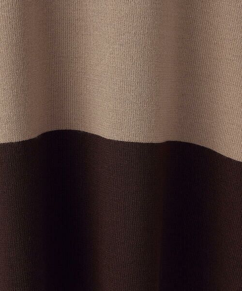 COMME CA ISM / コムサイズム ニット・セーター | バイカラー クルーネックポンチョニット | 詳細18