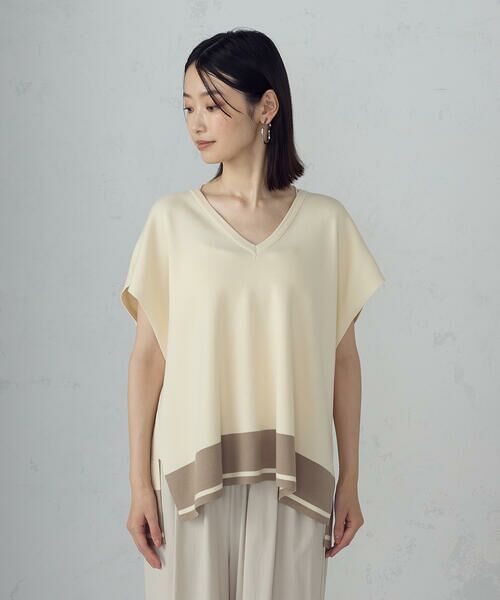 COMME CA ISM / コムサイズム ベスト | バイカラー オーバーサイズベスト | 詳細6