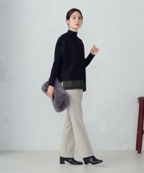 COMME CA ISM / コムサイズム ベスト | バイカラー オーバーサイズベスト | 詳細14