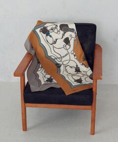 COMME CA ISM / コムサイズム マフラー・ショール・スヌード・ストール | 【リバーシブル】タッセル大判スカーフ