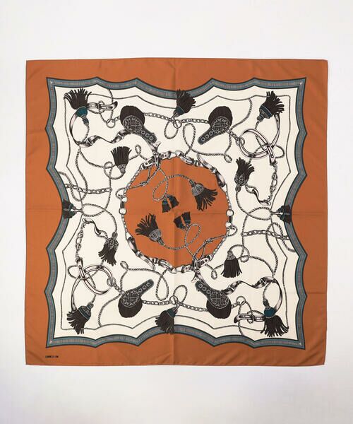 COMME CA ISM / コムサイズム マフラー・ショール・スヌード・ストール | 【リバーシブル】タッセル大判スカーフ | 詳細13