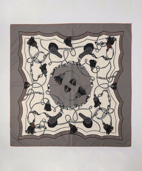 COMME CA ISM / コムサイズム マフラー・ショール・スヌード・ストール | 【リバーシブル】タッセル大判スカーフ | 詳細14