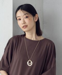 COMME CA ISM / コムサイズム ネックレス・ペンダント・チョーカー | ダブルリング スライドネックレス