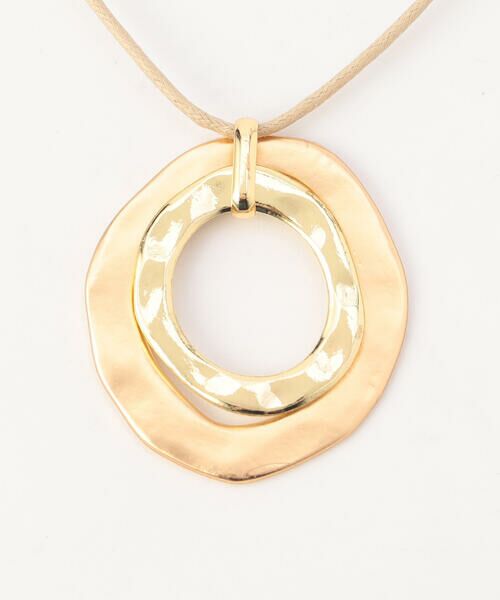 COMME CA ISM / コムサイズム ネックレス・ペンダント・チョーカー | ダブルリング スライドネックレス | 詳細4
