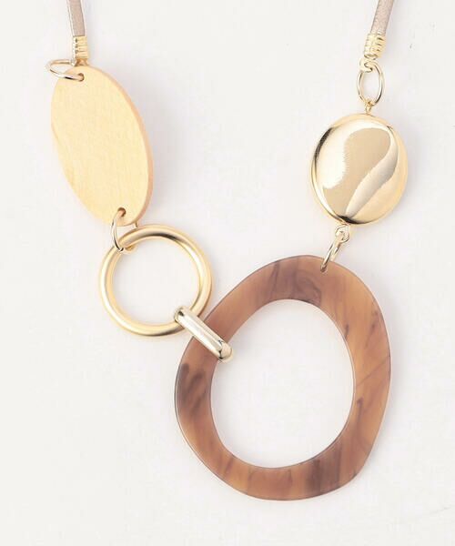 COMME CA ISM / コムサイズム ネックレス・ペンダント・チョーカー | ミックスパーツ スライドネックレス | 詳細6