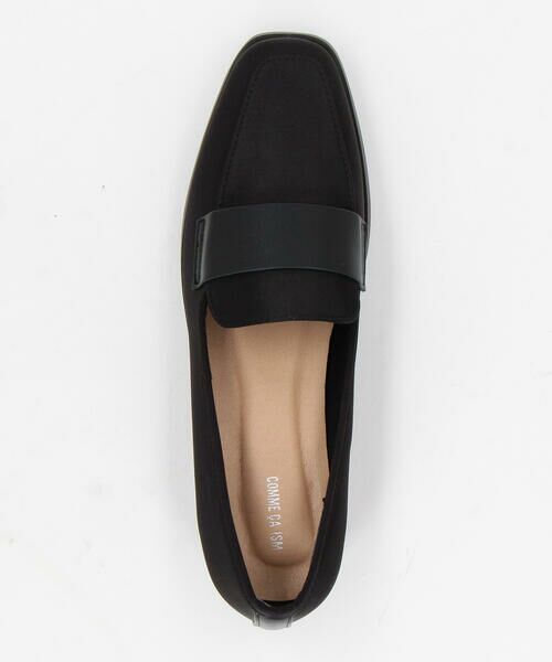 COMME CA ISM / コムサイズム フラットシューズ | スクエアトゥ　サテンローファー | 詳細4