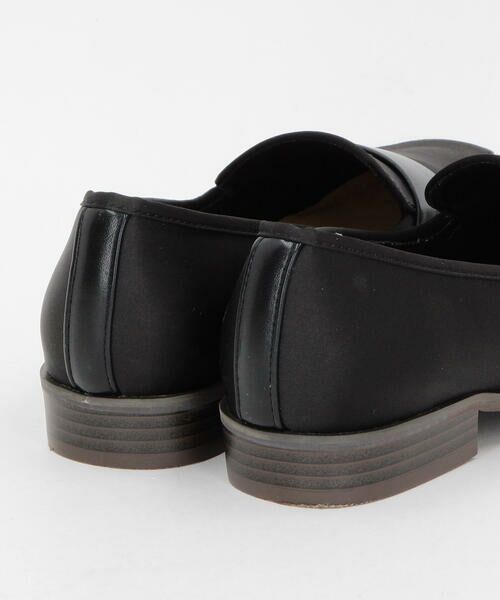 COMME CA ISM / コムサイズム フラットシューズ | スクエアトゥ　サテンローファー | 詳細6