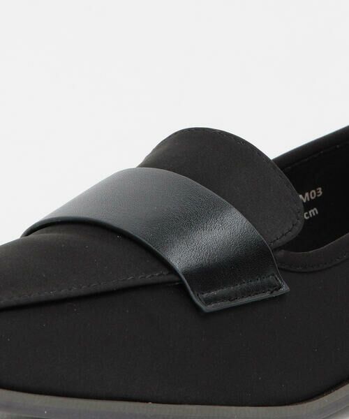 COMME CA ISM / コムサイズム フラットシューズ | スクエアトゥ　サテンローファー | 詳細7