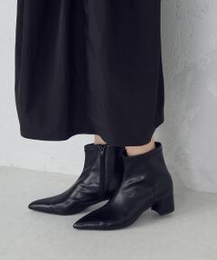 COMME CA ISM / コムサイズム ブーツ（ロング丈） | ポインテッドトゥ　ショートストレッチブーツ