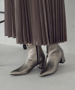 COMME CA ISM / コムサイズム ブーツ（ロング丈） | ポインテッドトゥ　ショートストレッチブーツ