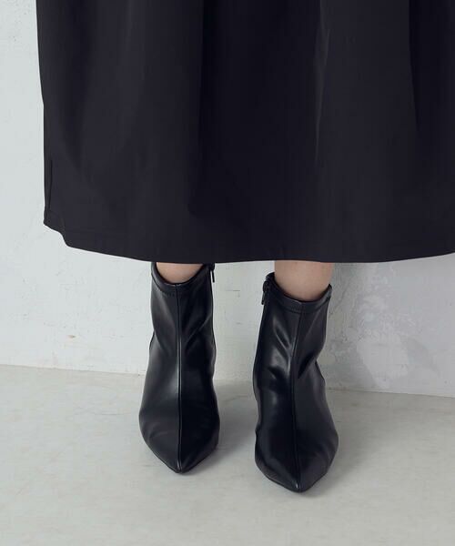 COMME CA ISM / コムサイズム ブーツ（ロング丈） | ポインテッドトゥ　ショートストレッチブーツ | 詳細2