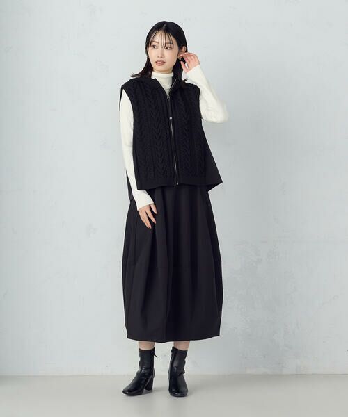 COMME CA ISM / コムサイズム ロング・マキシ丈スカート | バレルスカート | 詳細3