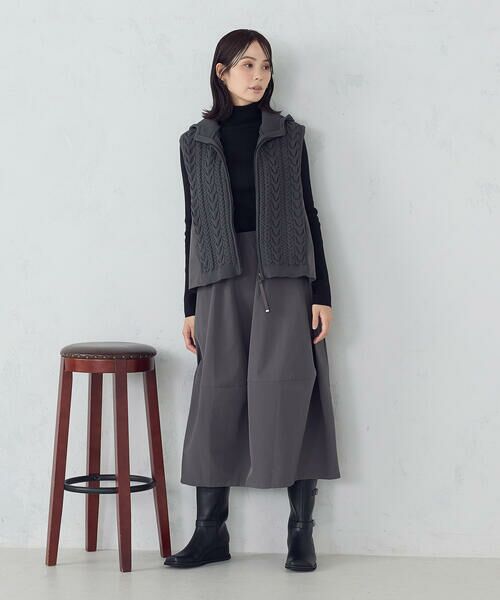 COMME CA ISM / コムサイズム ロング・マキシ丈スカート | バレルスカート | 詳細7