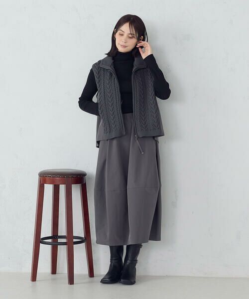 COMME CA ISM / コムサイズム ロング・マキシ丈スカート | バレルスカート | 詳細8