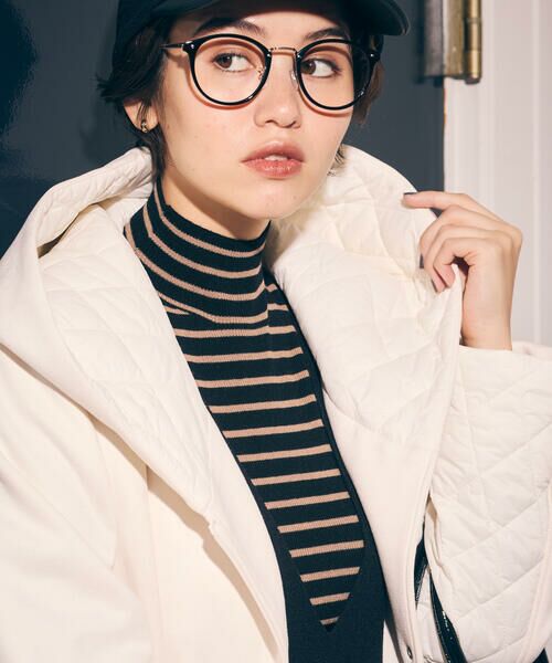 COMME CA ISM / コムサイズム ブルゾン | スエード調ジャージー×キルティングブルゾン | 詳細2