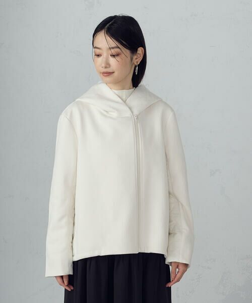 COMME CA ISM / コムサイズム ブルゾン | スエード調ジャージー×キルティングブルゾン | 詳細12