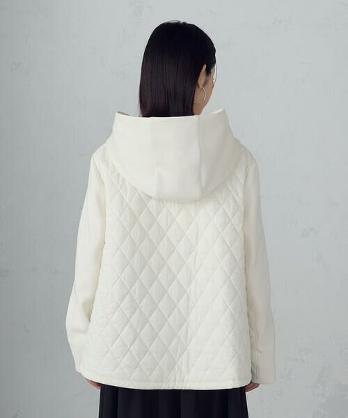 COMME CA ISM / コムサイズム ブルゾン | スエード調ジャージー×キルティングブルゾン | 詳細14