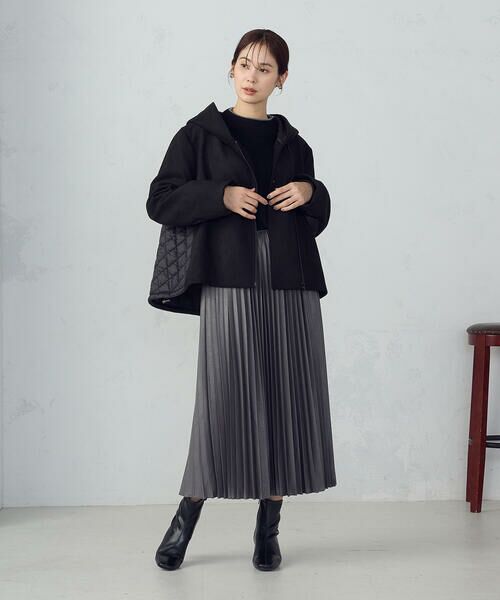 COMME CA ISM / コムサイズム ブルゾン | スエード調ジャージー×キルティングブルゾン | 詳細16