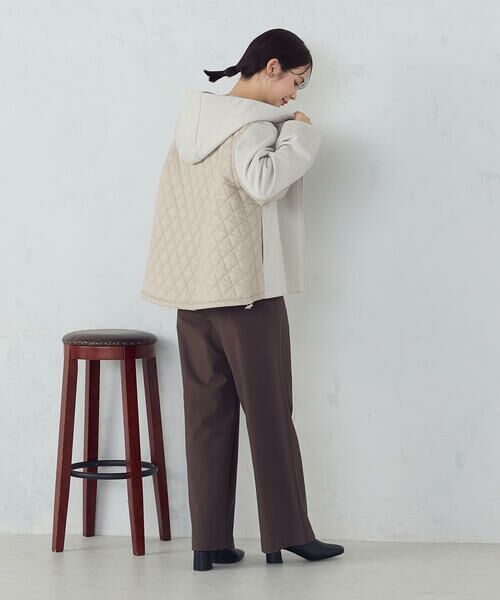 COMME CA ISM / コムサイズム ブルゾン | スエード調ジャージー×キルティングブルゾン | 詳細27