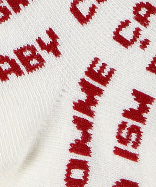 COMME CA ISM / コムサイズム ベビー・キッズグッズ | ロゴ総柄ソックス | 詳細8