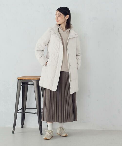 COMME CA ISM / コムサイズム ロング・マキシ丈スカート | エンボス加工プリーツスカート | 詳細8