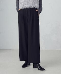COMME CA ISM / コムサイズム その他パンツ | 【美しいベーシックパンツ】ポリエステルレーヨンストレッチ　ワイドパンツ