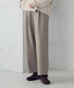 COMME CA ISM / コムサイズム その他パンツ | 【美しいベーシックパンツ】ポリエステルレーヨンストレッチ　ワイドパンツ