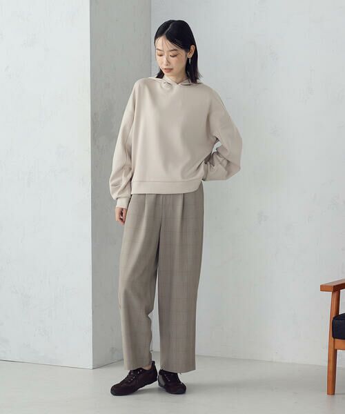 COMME CA ISM / コムサイズム その他パンツ | 【美しいベーシックパンツ】ポリエステルレーヨンストレッチ ワイドパンツ | 詳細18