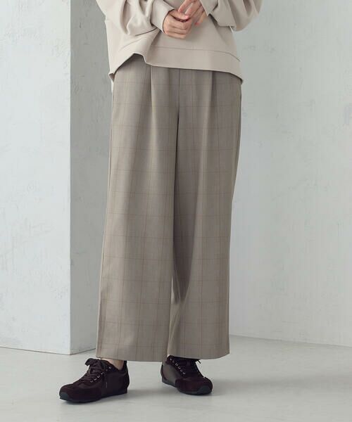 COMME CA ISM / コムサイズム その他パンツ | 【美しいベーシックパンツ】ポリエステルレーヨンストレッチ ワイドパンツ | 詳細19