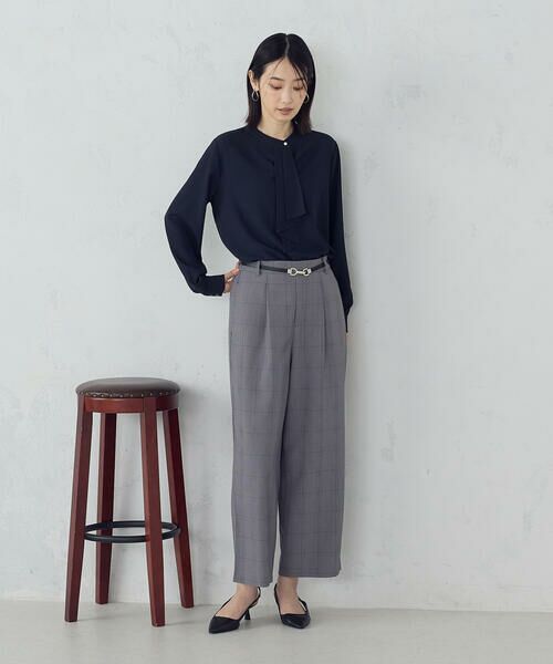 COMME CA ISM / コムサイズム その他パンツ | 【美しいベーシックパンツ】ポリエステルレーヨンストレッチ ワイドパンツ | 詳細23