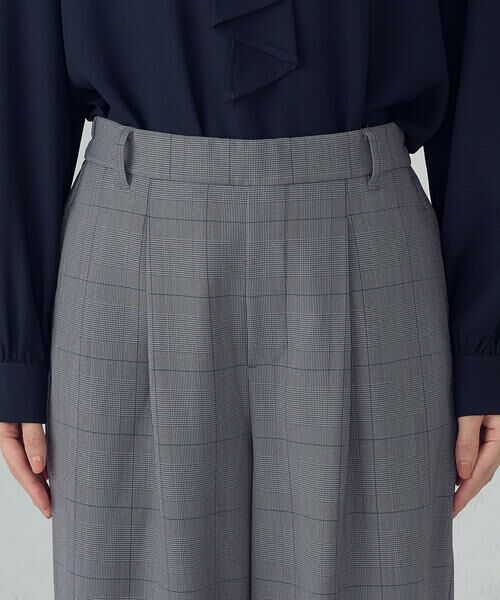 COMME CA ISM / コムサイズム その他パンツ | 【美しいベーシックパンツ】ポリエステルレーヨンストレッチ ワイドパンツ | 詳細28