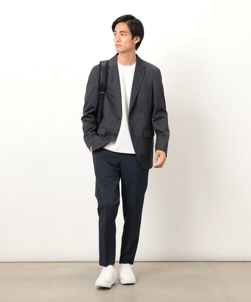 COMME CA ISM / コムサイズム セットアップ | 【セットアップ対応】デニムライクプリントジャージー ジャケット | 詳細4